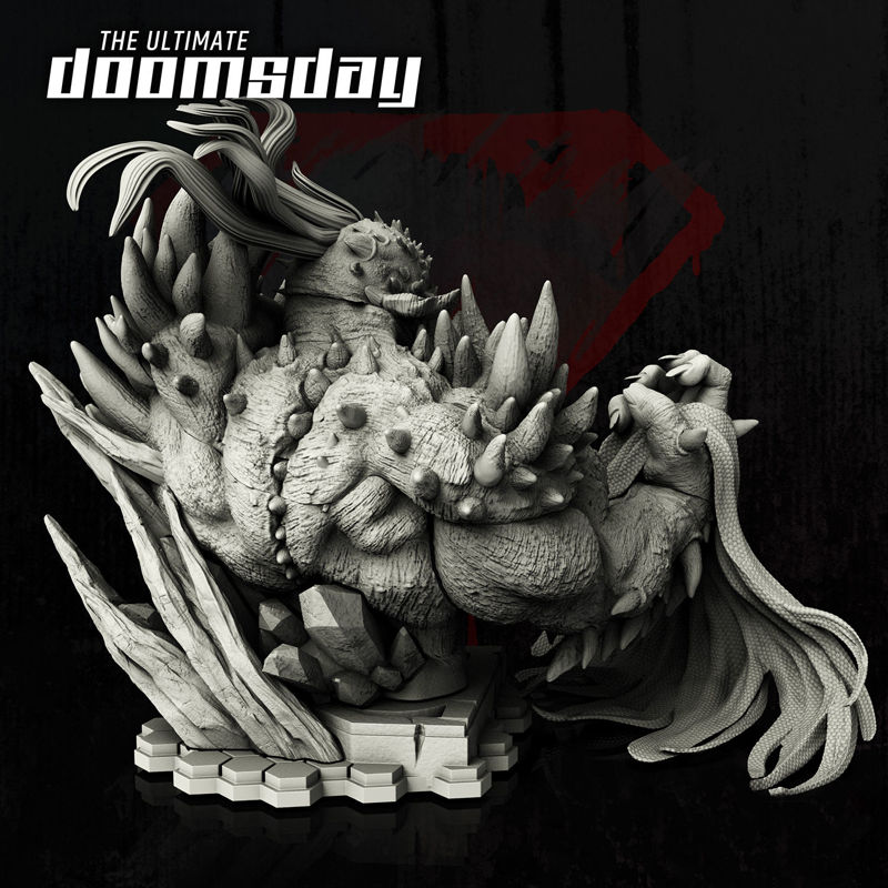 Doomsday Bust 3D-model klaar om STL af te drukken