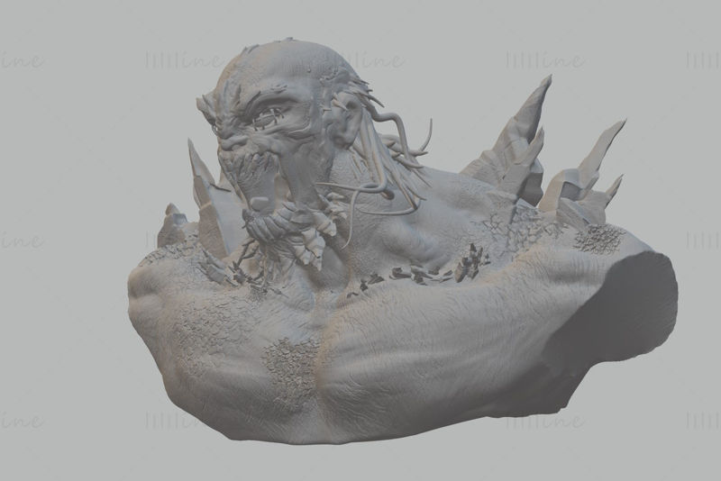 نموذج Doomsday Bust 3D جاهز للطباعة STL