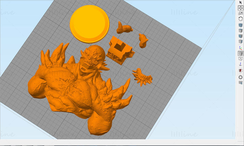 Doomsday Bust 3D Printing Model STL