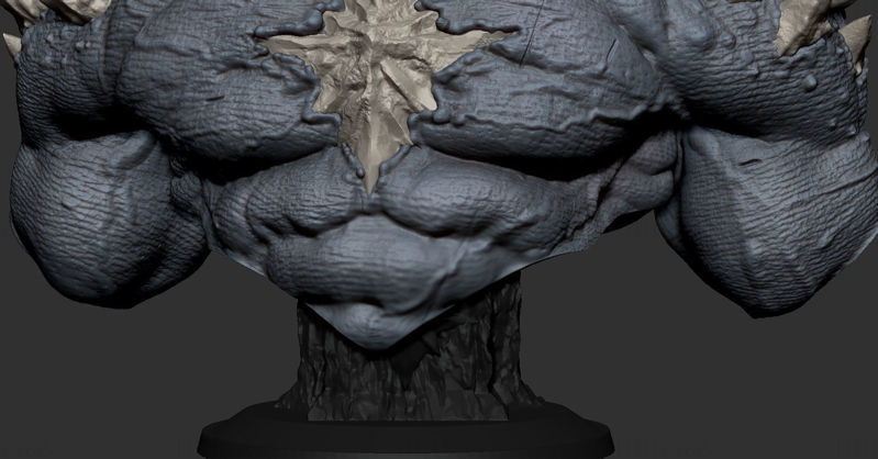 Doomsday Bust 3D Printing Model STL