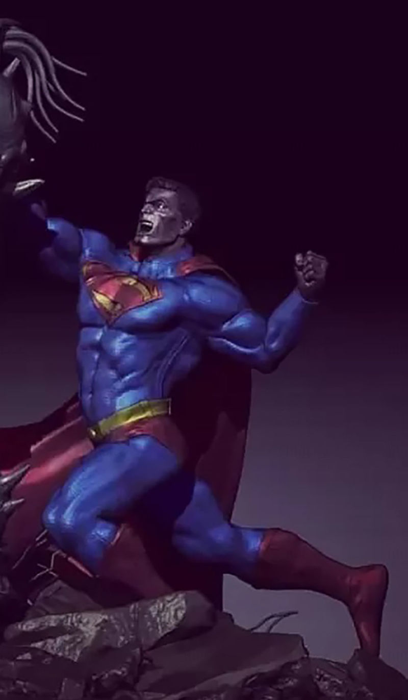 毁灭日 vs 超人 3D 打印模型