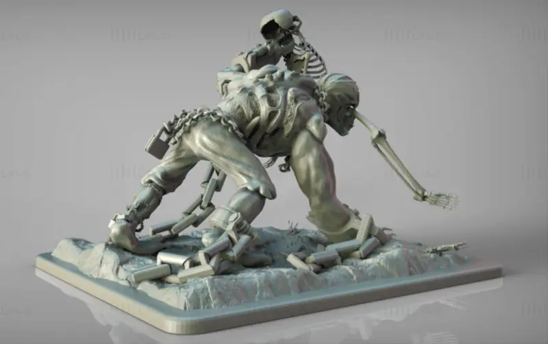 Dota2 Lifestealer Figuries 3D Print Model STL fájl