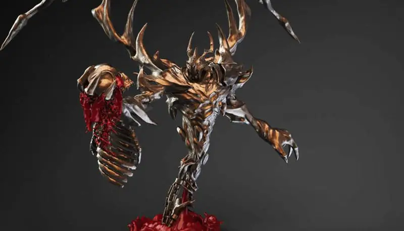 DotA2 Shadow Fiend Figuries 3D Print Model STL fájl