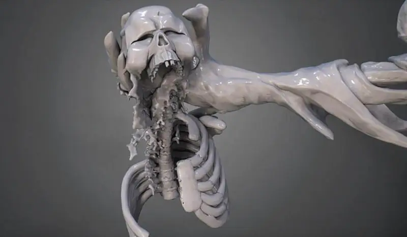 DotA2 Shadow Fiend Figuries 3D Print Model STL fájl