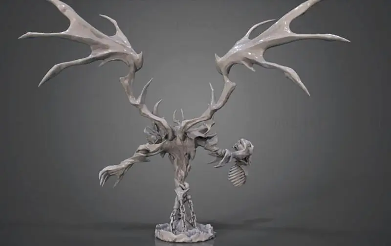 DotA2 Shadow Fiend Figuries 3D Print Model STL fájl