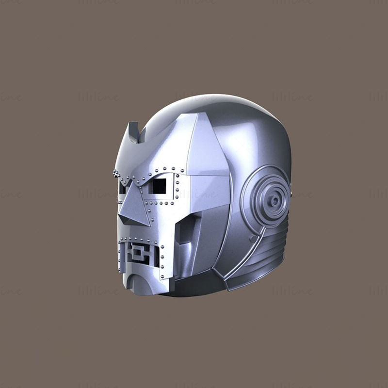 Dr Doom Legendary Series Helm 3D-Modell bereit zum Drucken STL