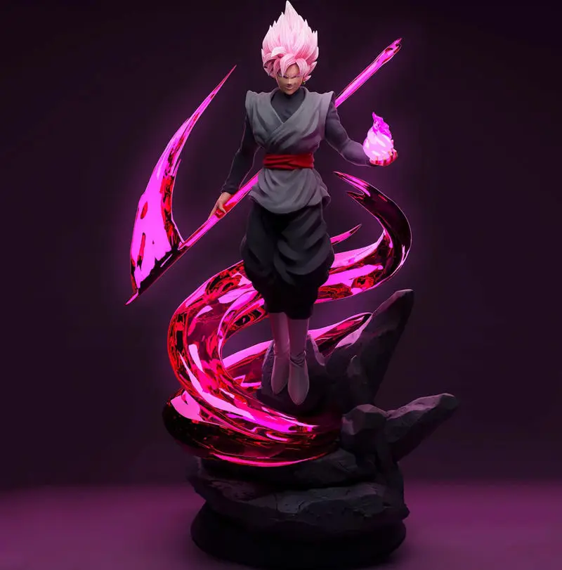 Dragon Ball Goku Black Statue 3D Printing Model STL