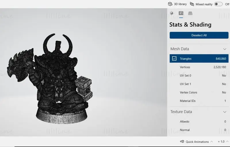 Dragonthyr 微型 3D 打印模型 STL