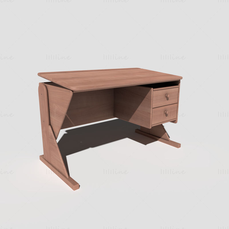 Drawing Desk 3D Model