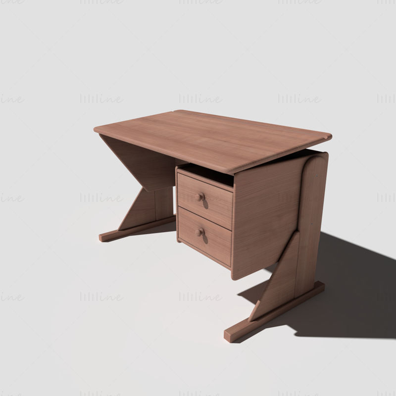Drawing Desk 3D Model