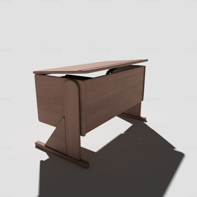 3D модель стола для рисования