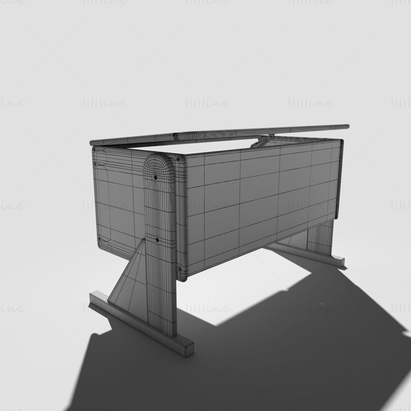 绘图台绘画桌3D 模型