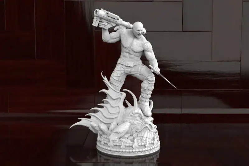Drax the Destroyer 3D Printing Model STL