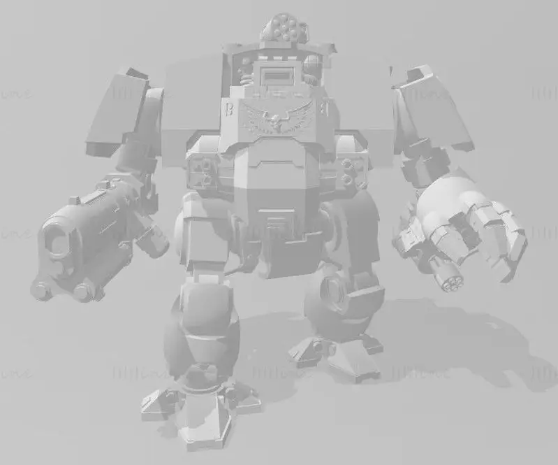 DREADNOUGHT WARHAMMER 40K 3D PRINTING MODEL STL - FAN ART