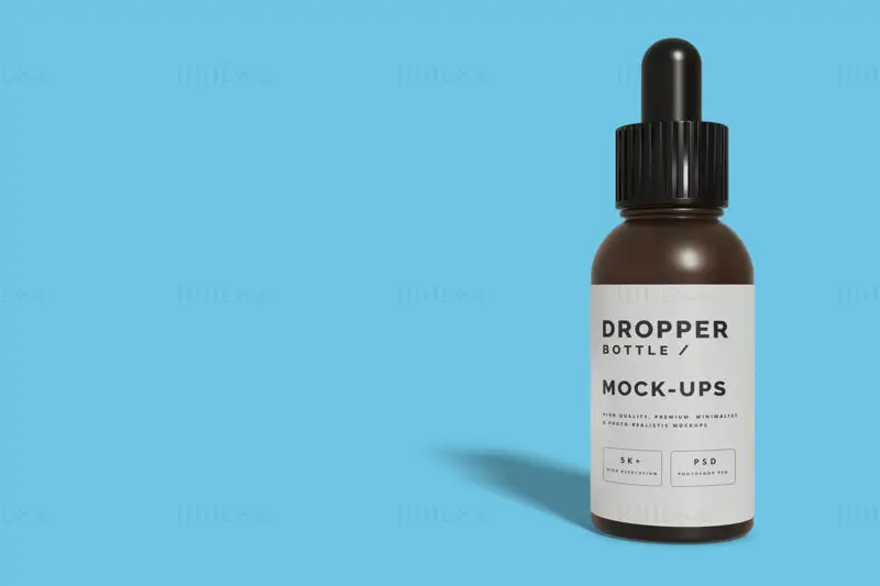 Dropper Bottle Mockup Photoshop