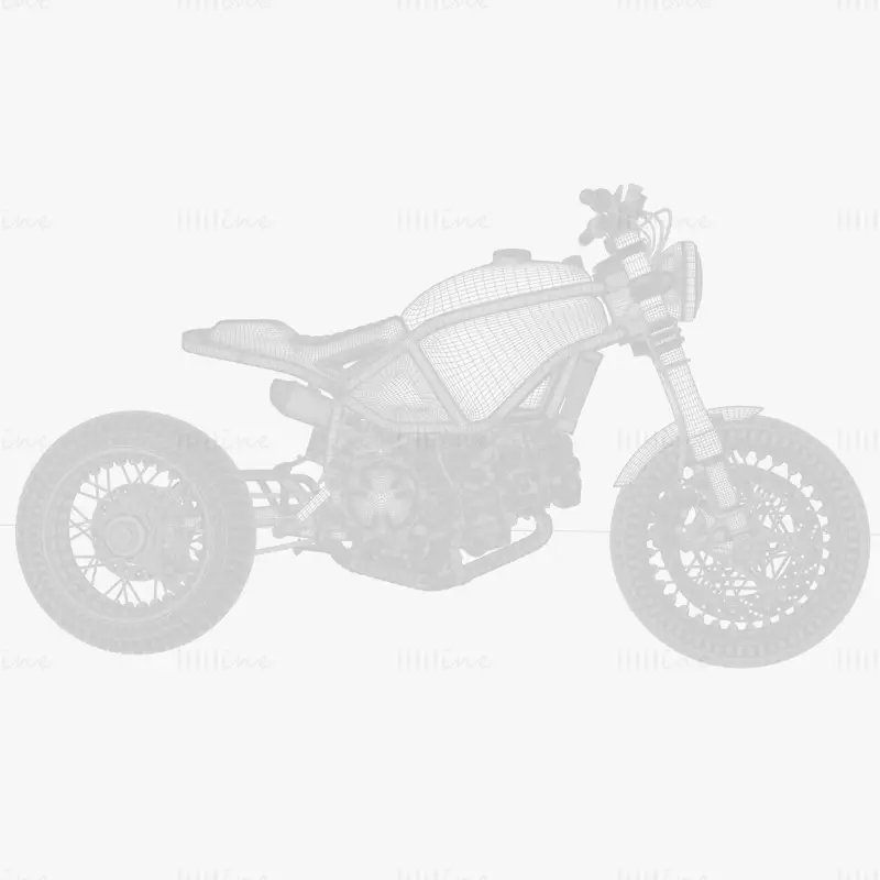 Ducati Motorcycle 3D Model