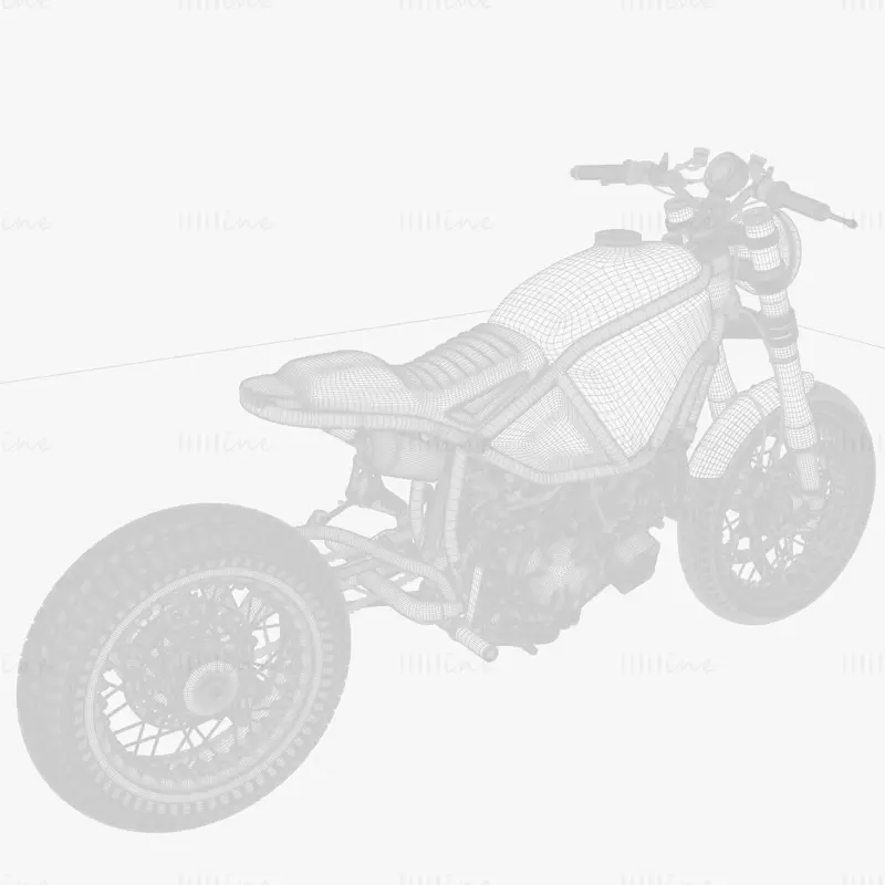 Ducati Motorcycle 3D Model