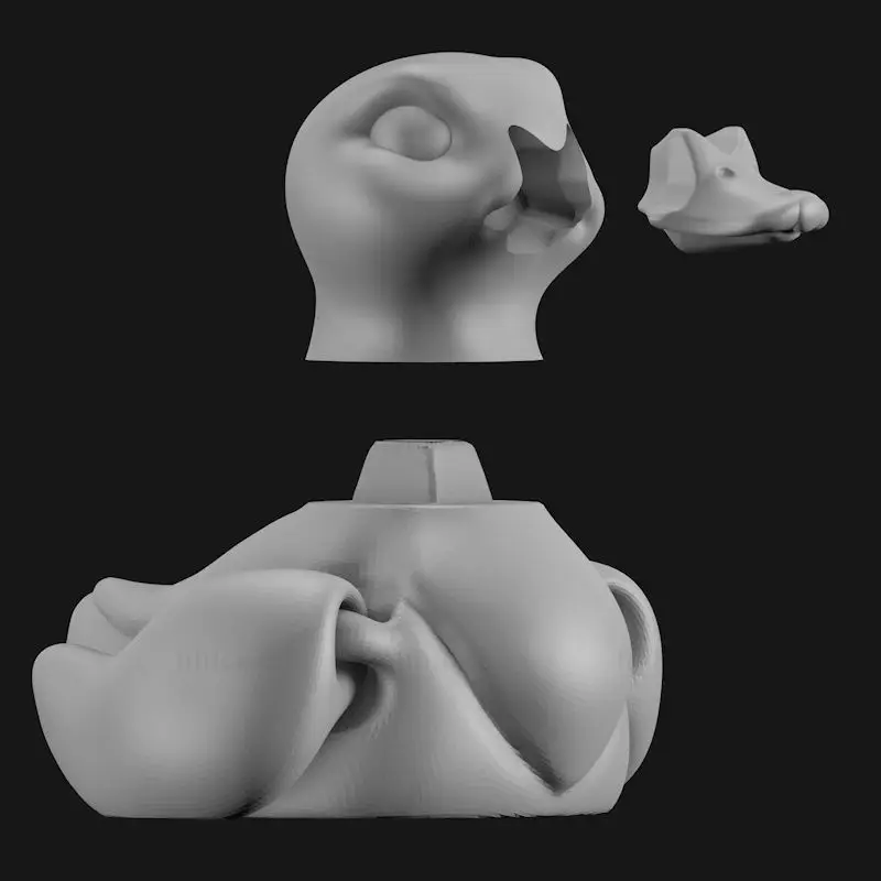 Duck FLEXI articulated 3d printing model STL file