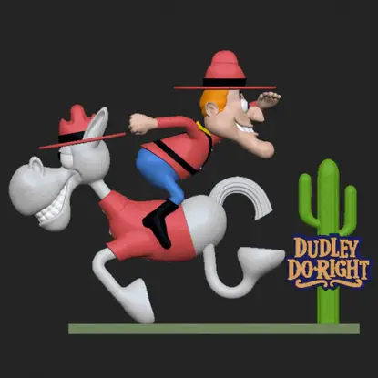 Dudley do right 3d printing model STL