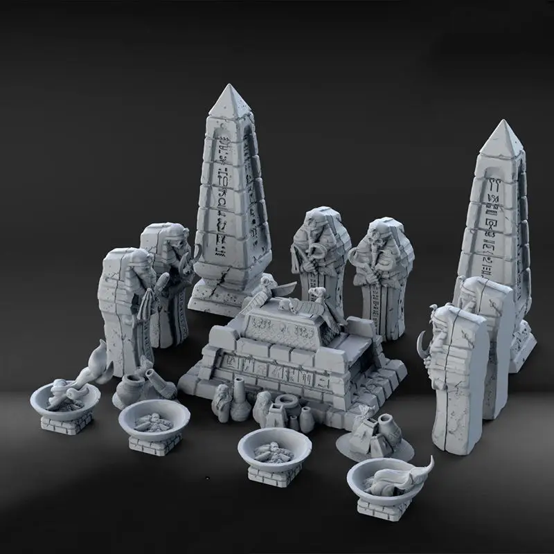 Dungeon Set Poglavje III Miniature 3D Print Model STL