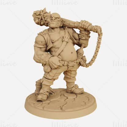 3D tiskový model Dunn Half Ogre