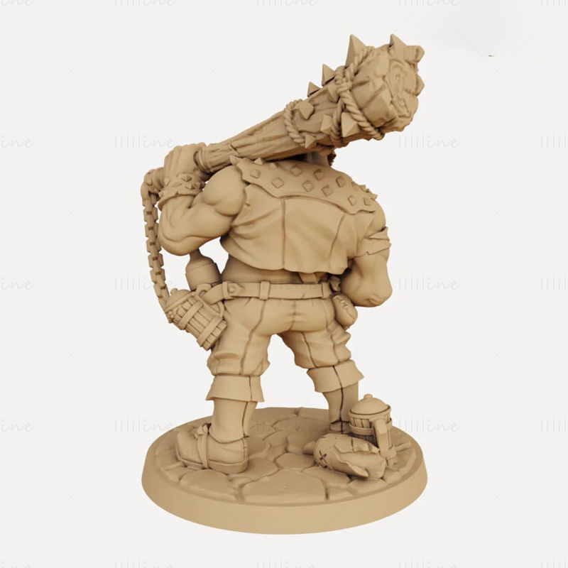 Dunn Half Ogre 3D-printmodel