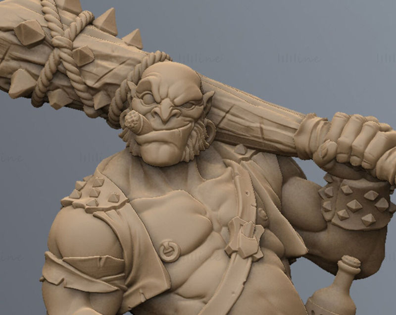 Dunn Half Ogre 3D-printmodel