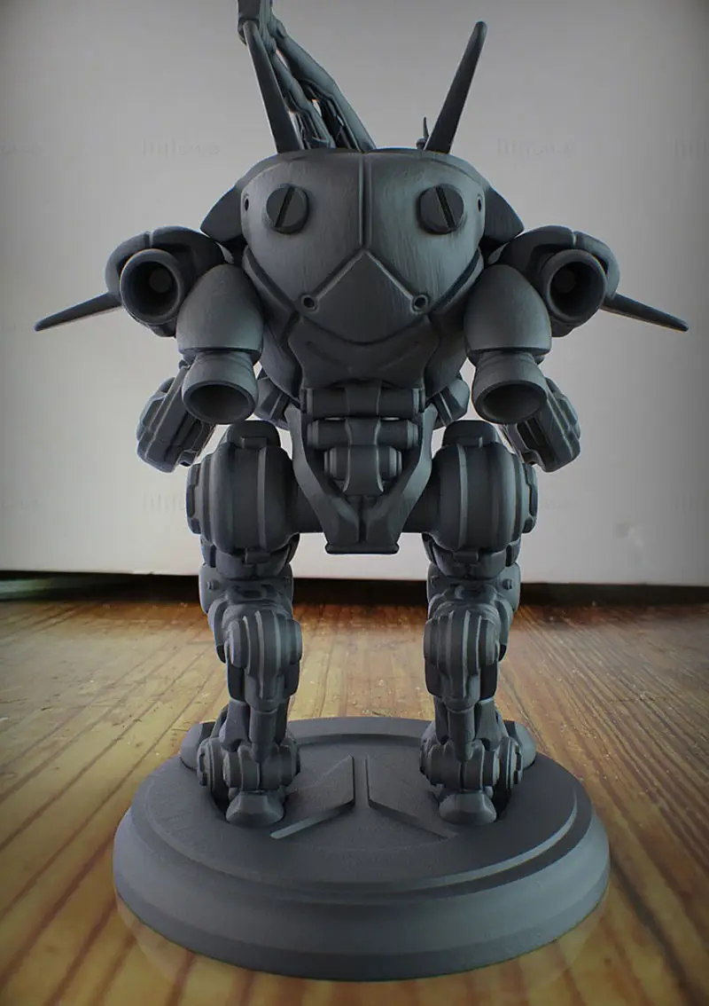 DVa in Meka Overwatch Figure 3D Printing Model STL