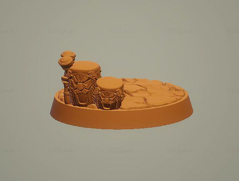 Dwarf Flokir the Skald 3D Printing Model STL