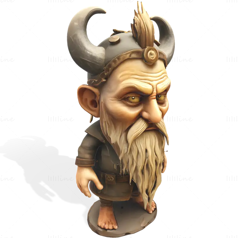 ドワーフ・ガーディアン・コレクション：壮大なファンタジーのドワーフキャラクターの3Dプリントモデル