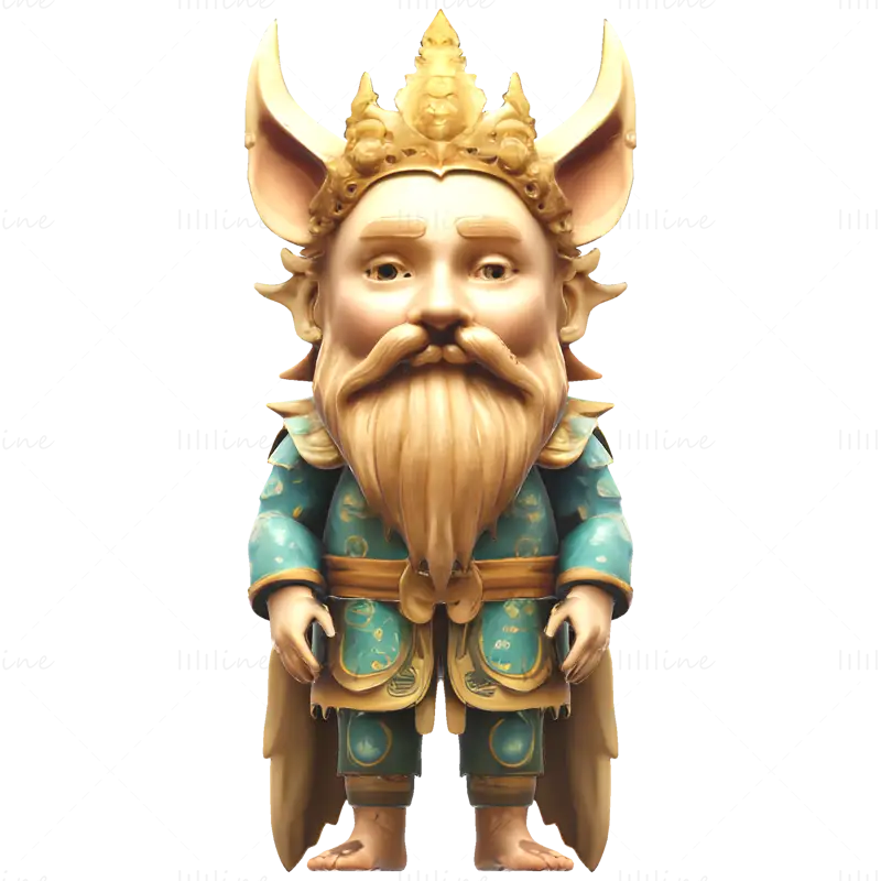 ドワーフ・ガーディアン・コレクション：壮大なファンタジーのドワーフキャラクターの3Dプリントモデル