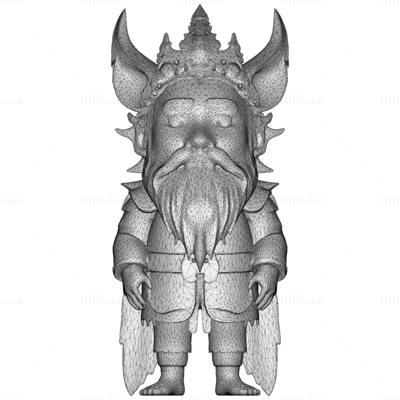 ドワーフ・ガーディアン・コレクション：壮大なファンタジーのドワーフキャラクターの3Dプリントモデル