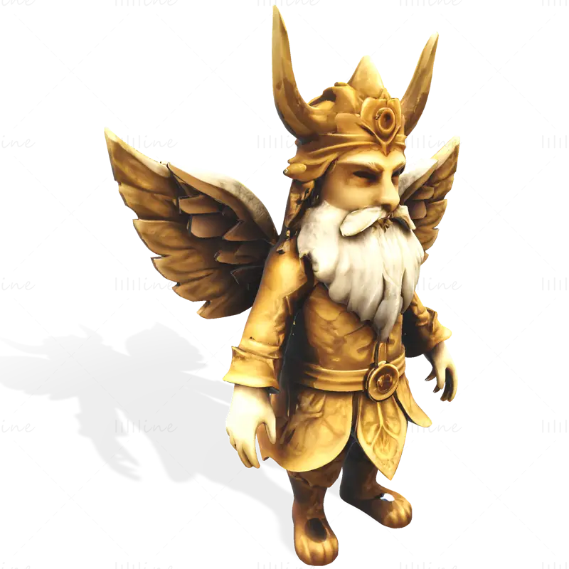 ドワーフ・ガーディアン・コレクション：壮大なファンタジーのドワーフキャラクターの3Dプリントモデル
