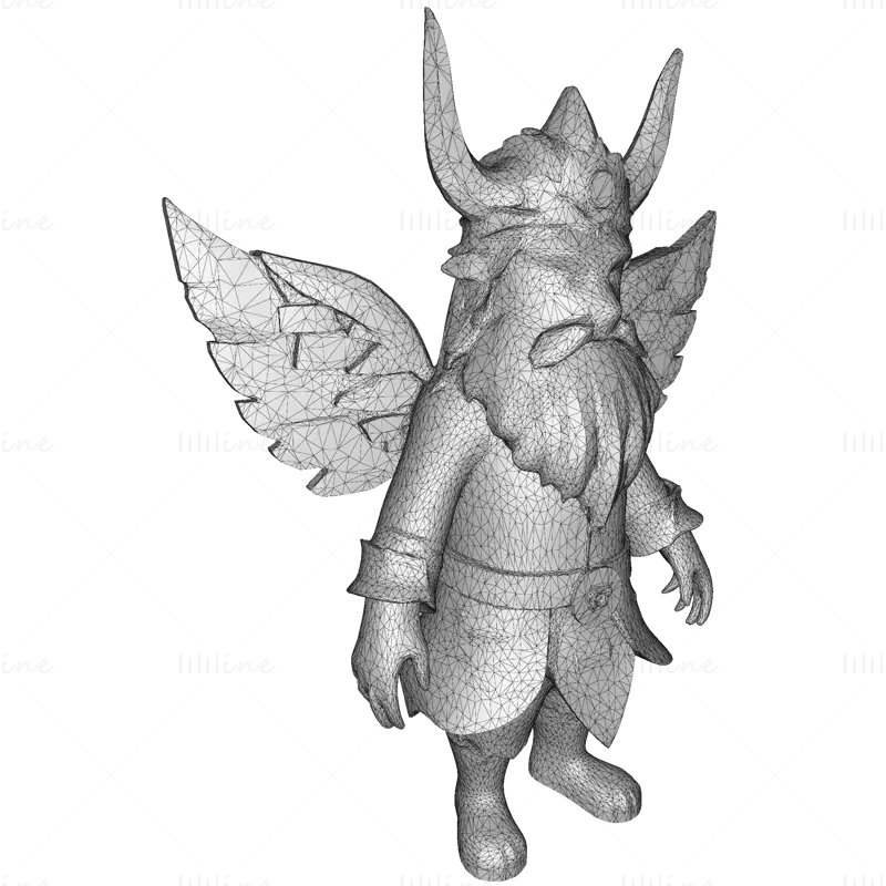 ドワーフ・ガーディアン・コレクション：壮大なファンタジーのドワーフキャラクターの3Dプリントモデル