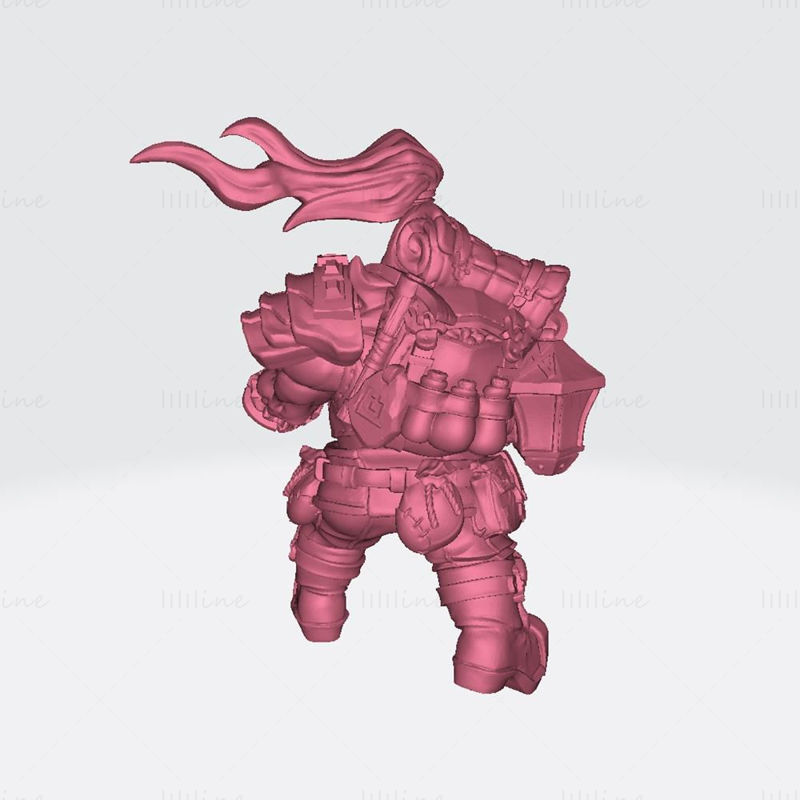Modèle d'impression 3D Dwarven Oathbreaker B STL