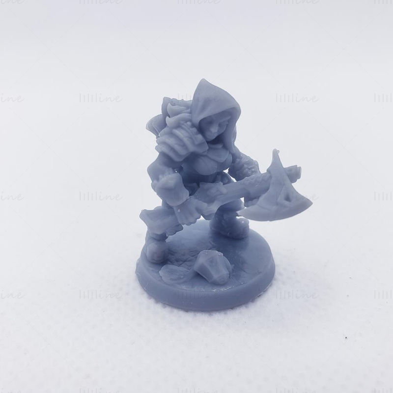 Dwarven Oathbreaker D 3D Printing Model STL