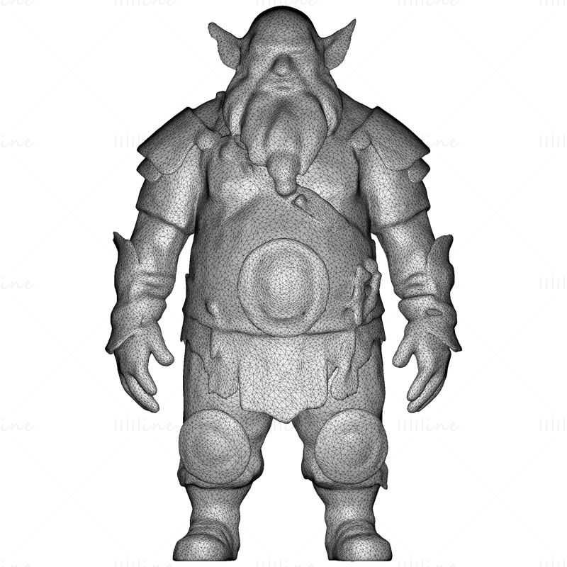 Dvergkrigernes ultimate samling: 3D-utskriftsmodeller av fantasifigurer