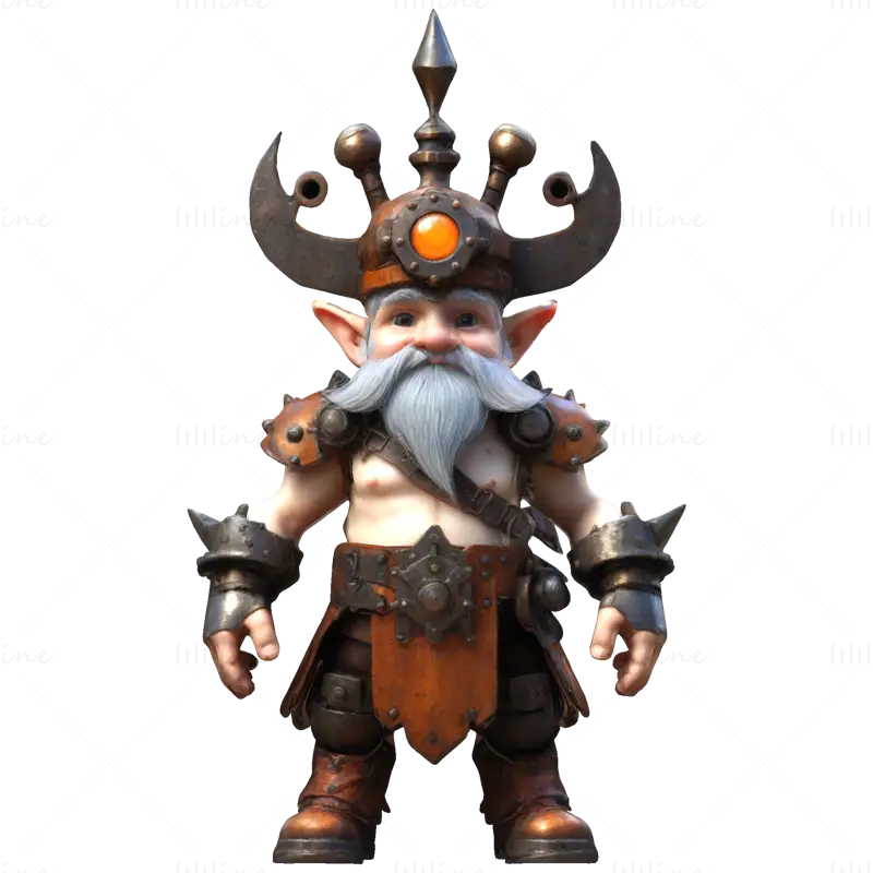 Dvergkrigernes ultimate samling: 3D-utskriftsmodeller av fantasifigurer