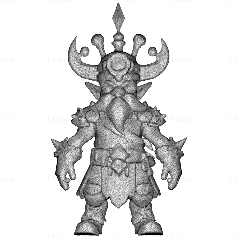 Dvergkrigernes ultimate samling: 3D-utskriftsmodeller av fantasifigurer