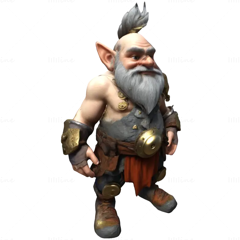 Dvergkrigernes ultimate samling: 3D-utskriftsmodeller av fantasifigurer