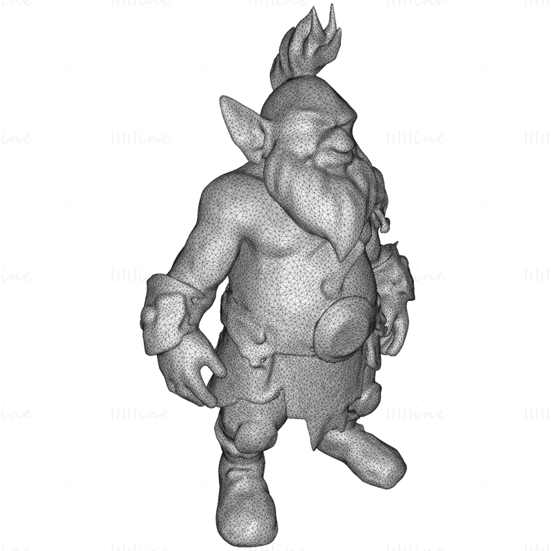 Dvergkrigernes ultimate samling: 3D-utskriftsmodeller av fantasifigurer
