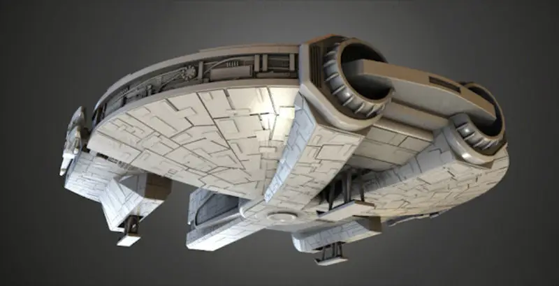 Ebon Hawk - Star Wars 3D Print Model STL