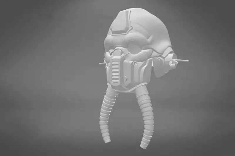 Máscara Edrios 2Tubes 3D Print Model STL