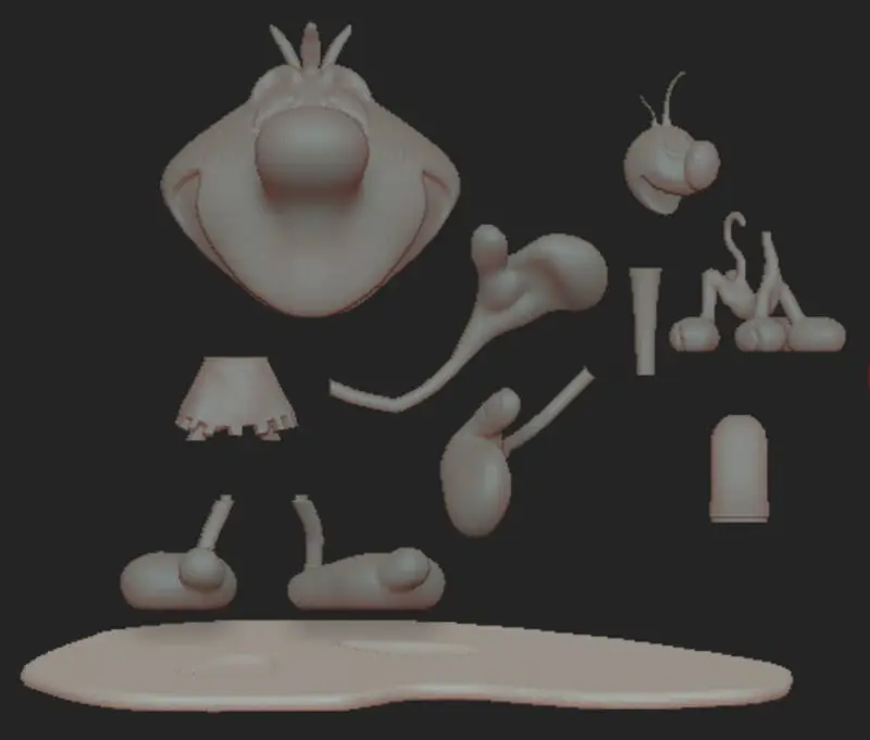 Eega Beeva and Pflip 3D Printing Model STL