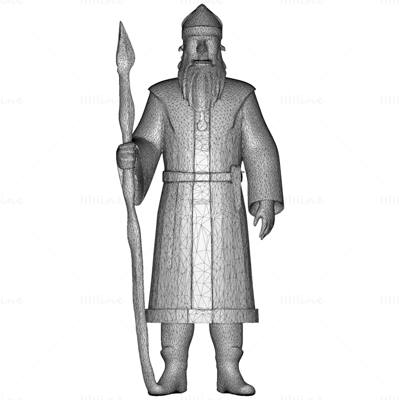 Datoteke STL 3D-tiskalnika Elden Sages: Utelešena fantazijska modrost