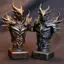 "Elder Scrolls Skyrim" Daedric Armor Bust Figuries 3D Print Model
