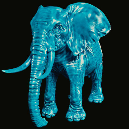 فیل آفریقایی پرینت سه بعدی مدل STL