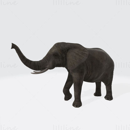 Elefantentier-3D-Druckmodell