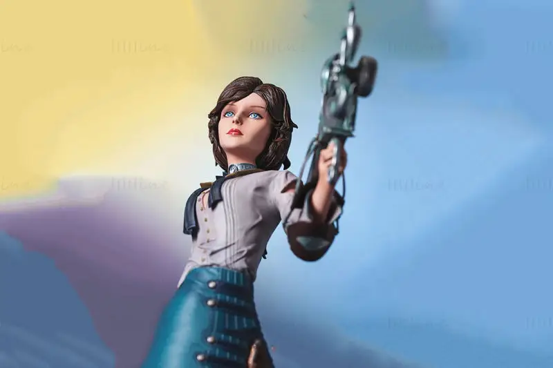 Elizabeth Bioshock Figure 3D tiskový model STL