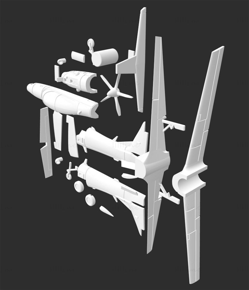 3D tiskový model EMBRAER Tucano